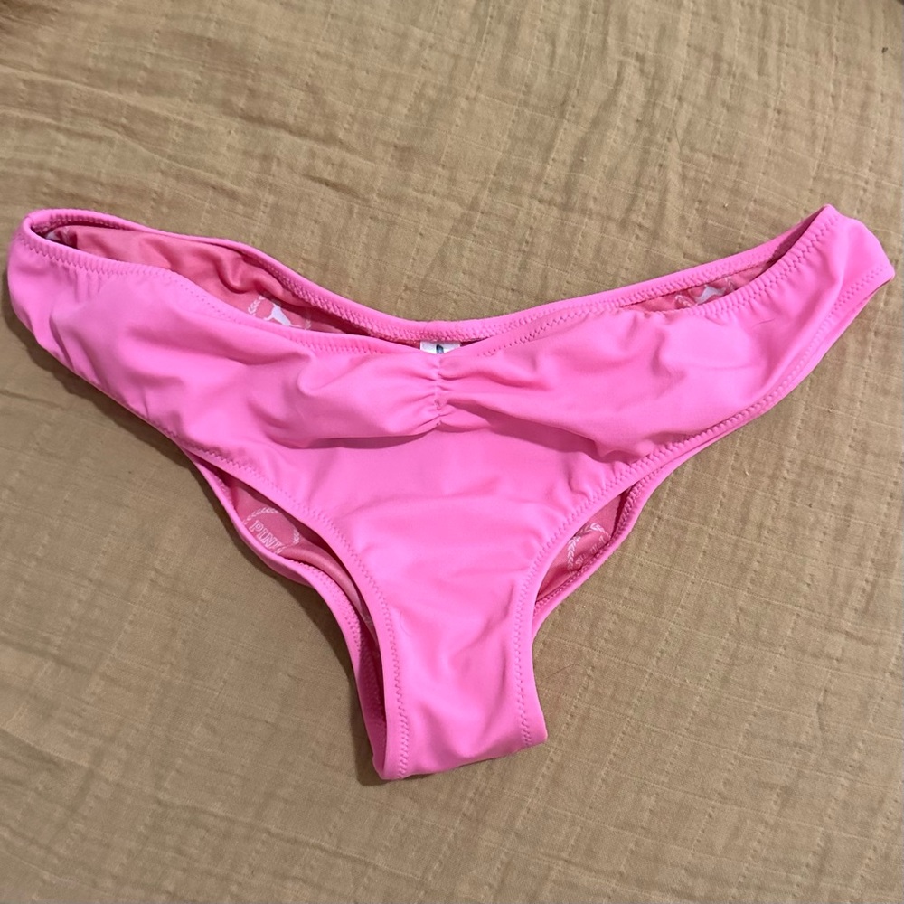 Victoria secret Pink Bikini Bottoms NEW cheeky hot pink swimsuit bottoms ruched
